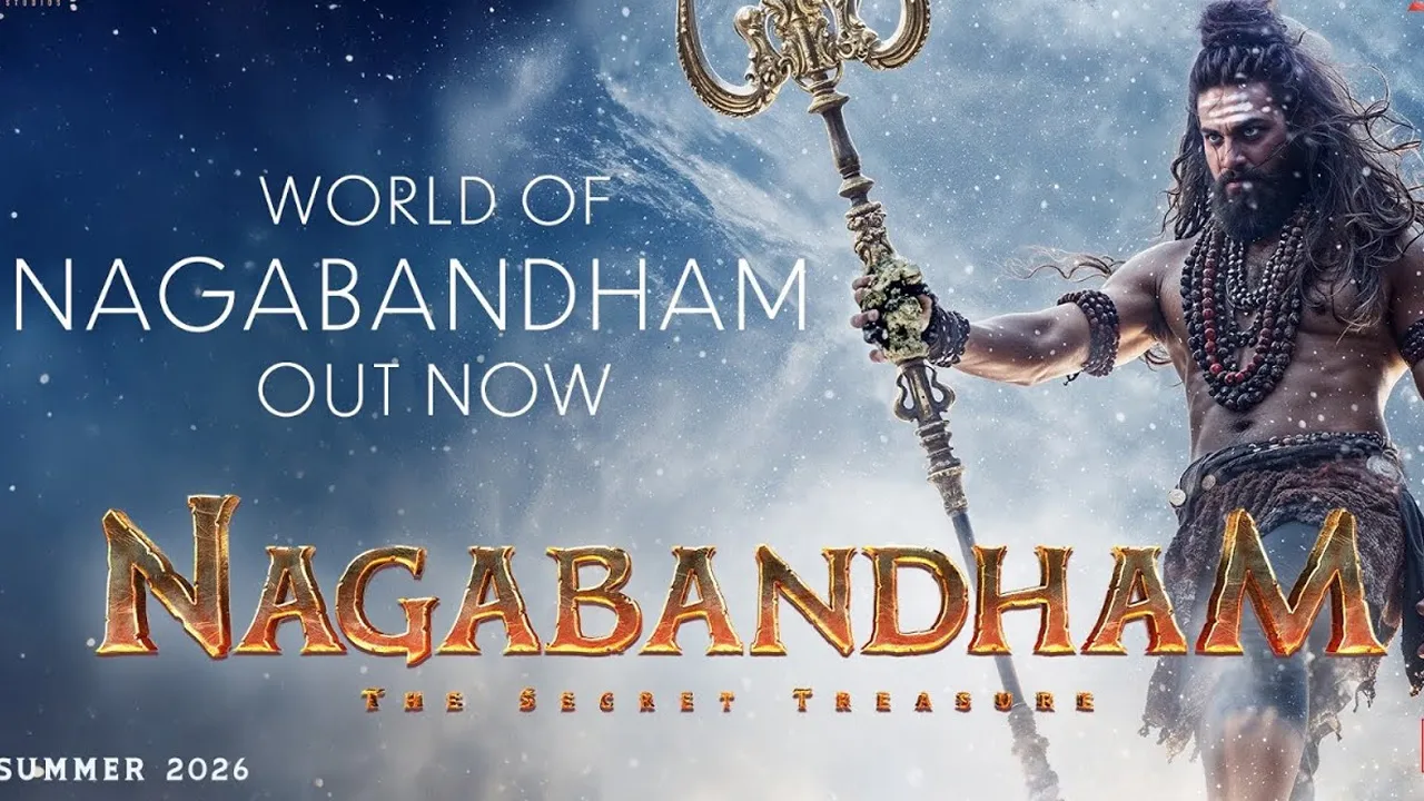 Nagabandham Trailer Out: 2026 की पैन-इंडिया मल्टीलिंगुअल फिल्म ‘World Of Nagabandham’ का ट्रेलर रिलीज। Virat Karrna, Nabha Natesh, Ishwarya Menon स्टारर इस फिल्म को Abhishek Nama ने निर्देशित किया है। जानिए फिल्म की कास्ट, क्रेडिट्स और रिलीज अपडेट।